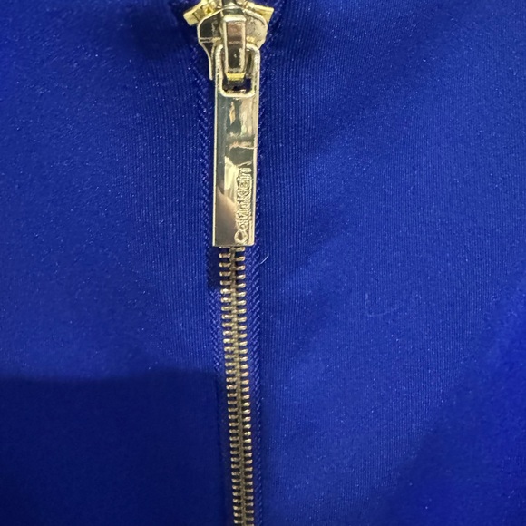 Calvin Klein Royal Blue Sleeveless Sheath Dress – Size 10 - Picture 3 of 4